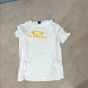 Oakley White Regular Fit T-Shirt